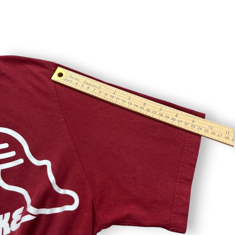 Nike Winged Foot Graphic T Shirt Mens XL Maroon Red Running Sportswear Gorpcore - Picture 6 of 6